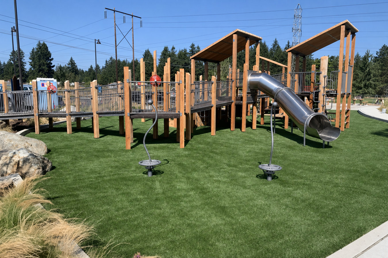 Turf for playgrounds in San Juan, TX